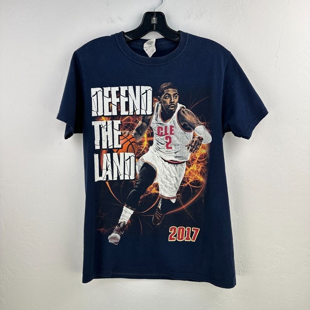 Kyrie Irving #2 Tshirt Mens Small Blue Cleveland Cavaliers Basketball NBA‎ Y2K